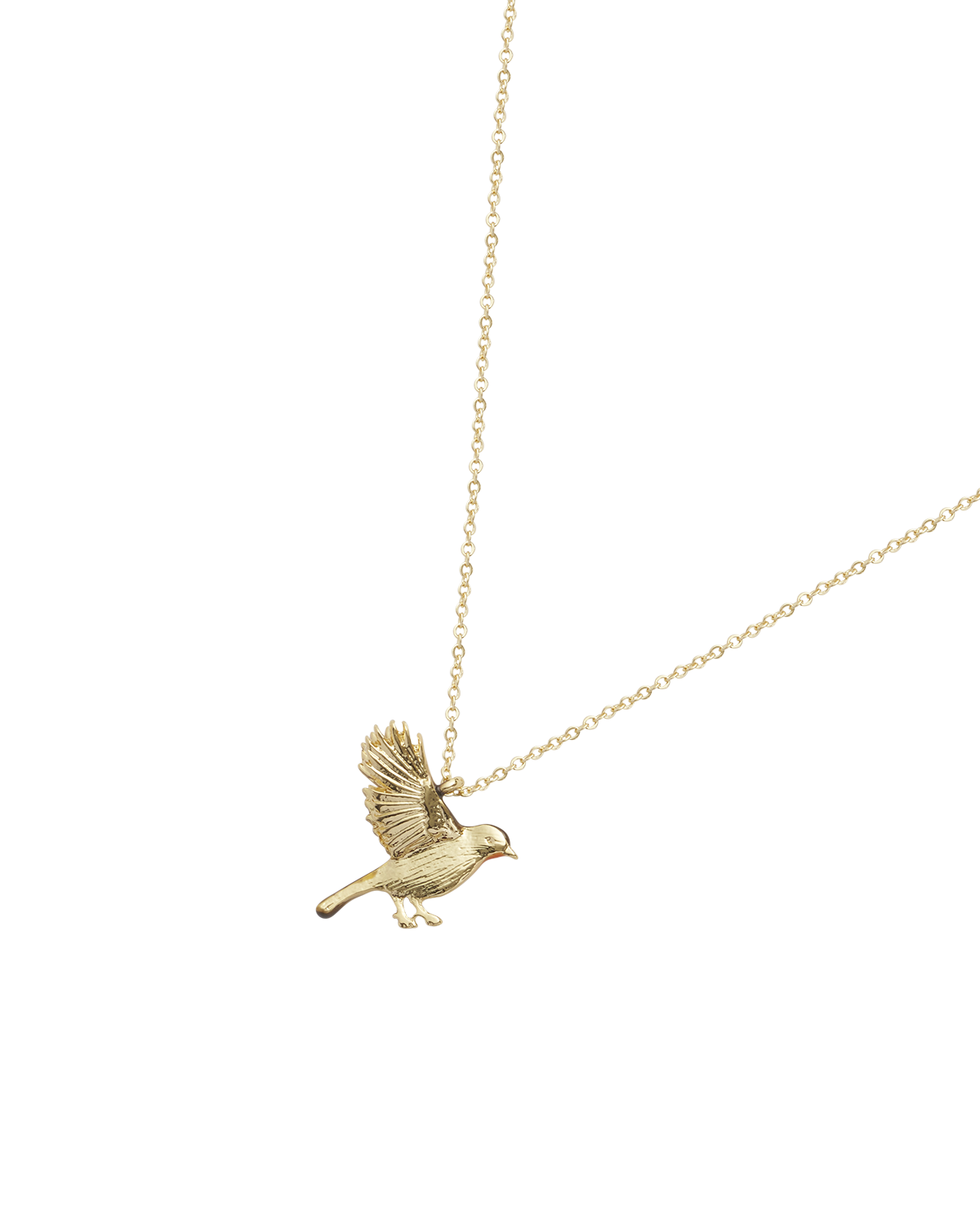 Enamel Robin Necklace