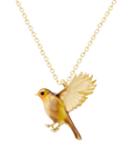 Enamel Robin Necklace