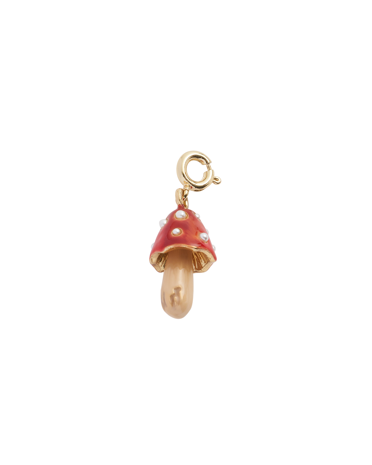 Enamel Mushroom Charm