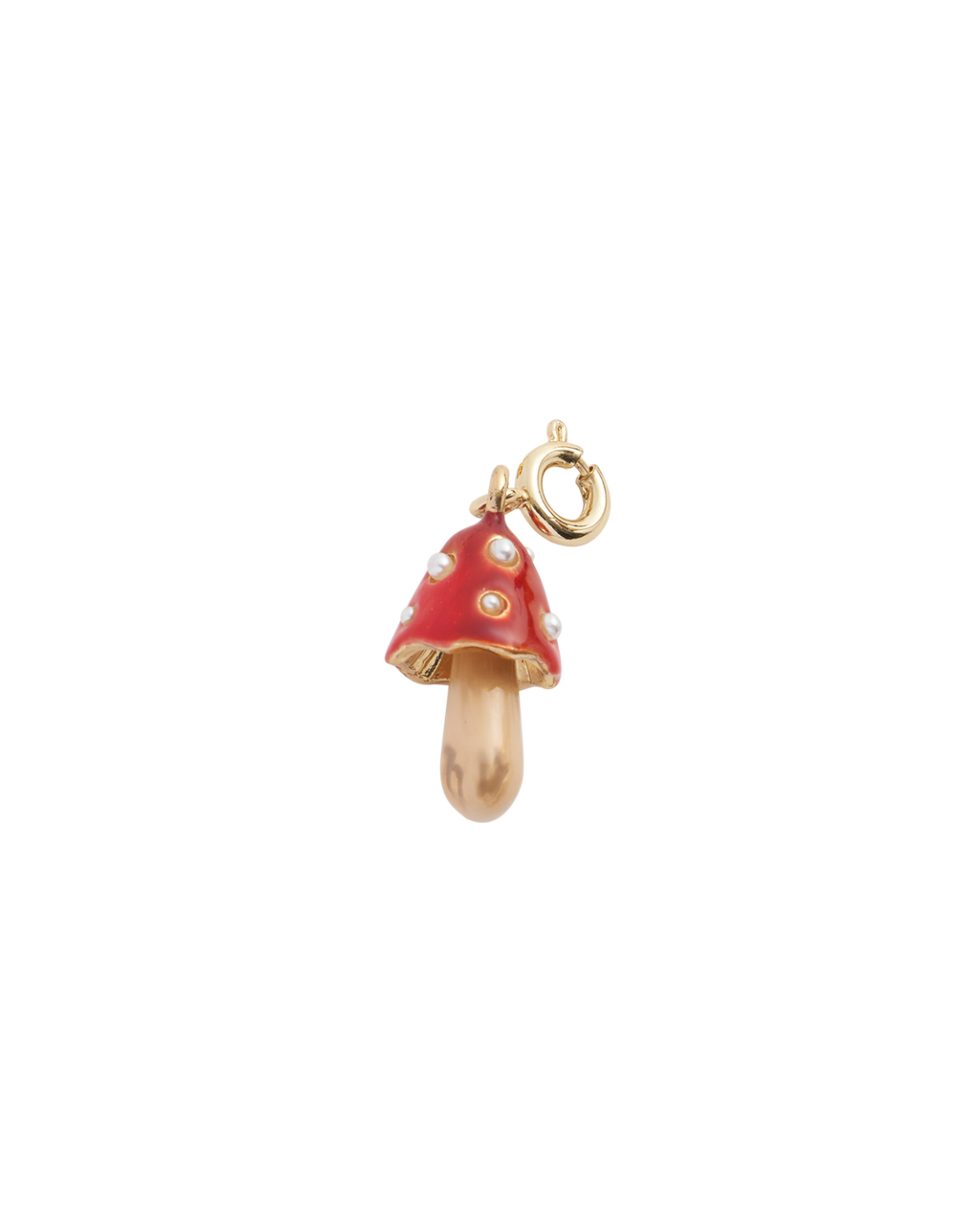 Enamel Mushroom Charm