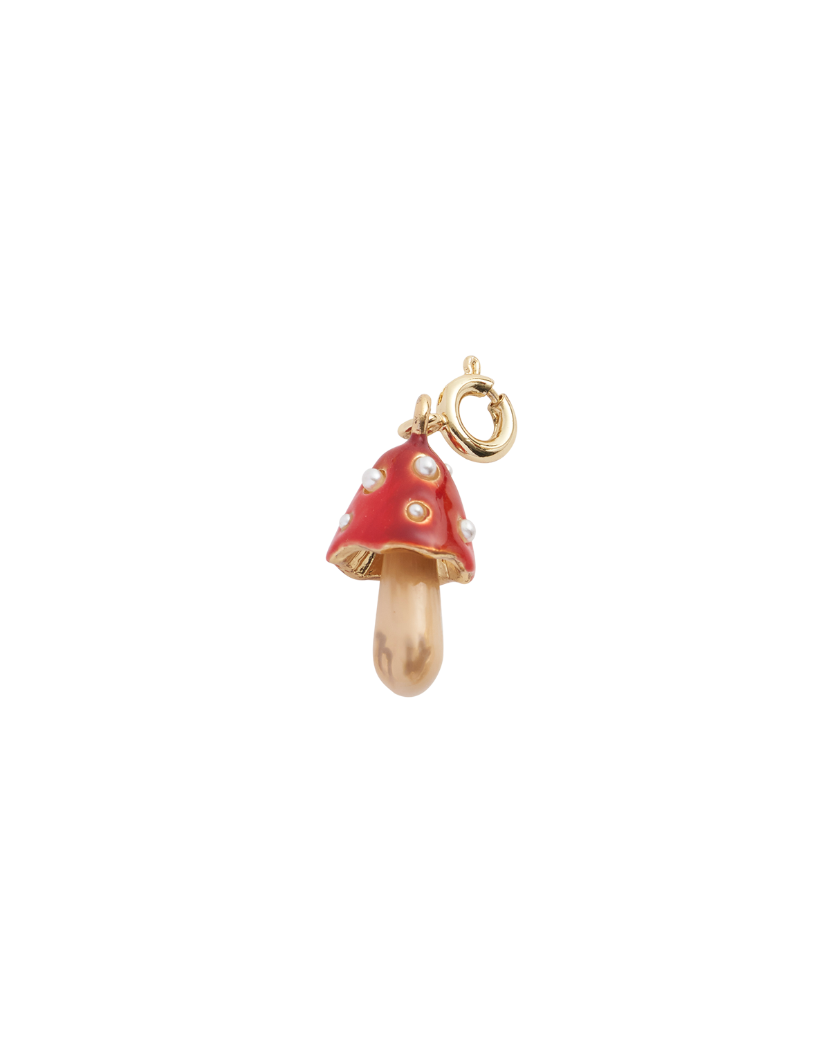 Enamel Mushroom Charm