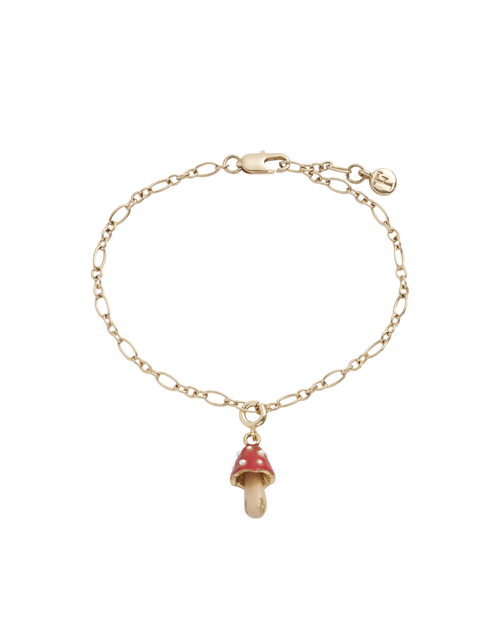 Enamel Mushroom Charm
