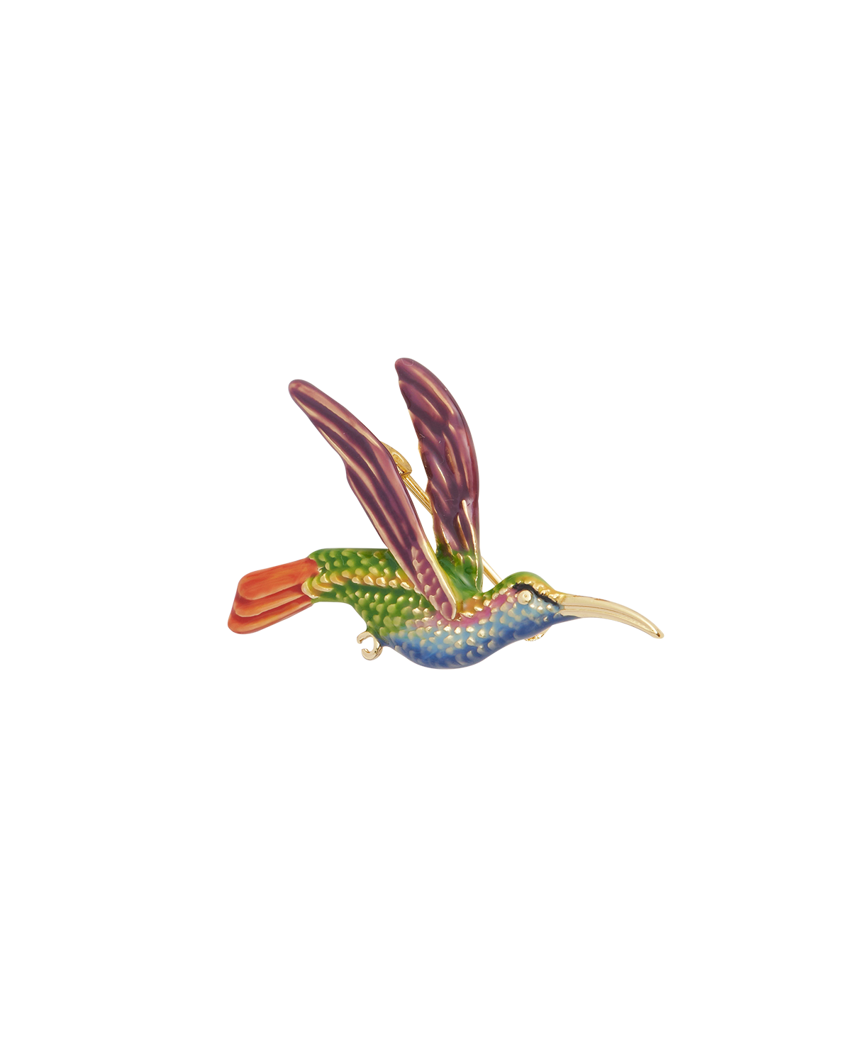 Hummingbird Brooch