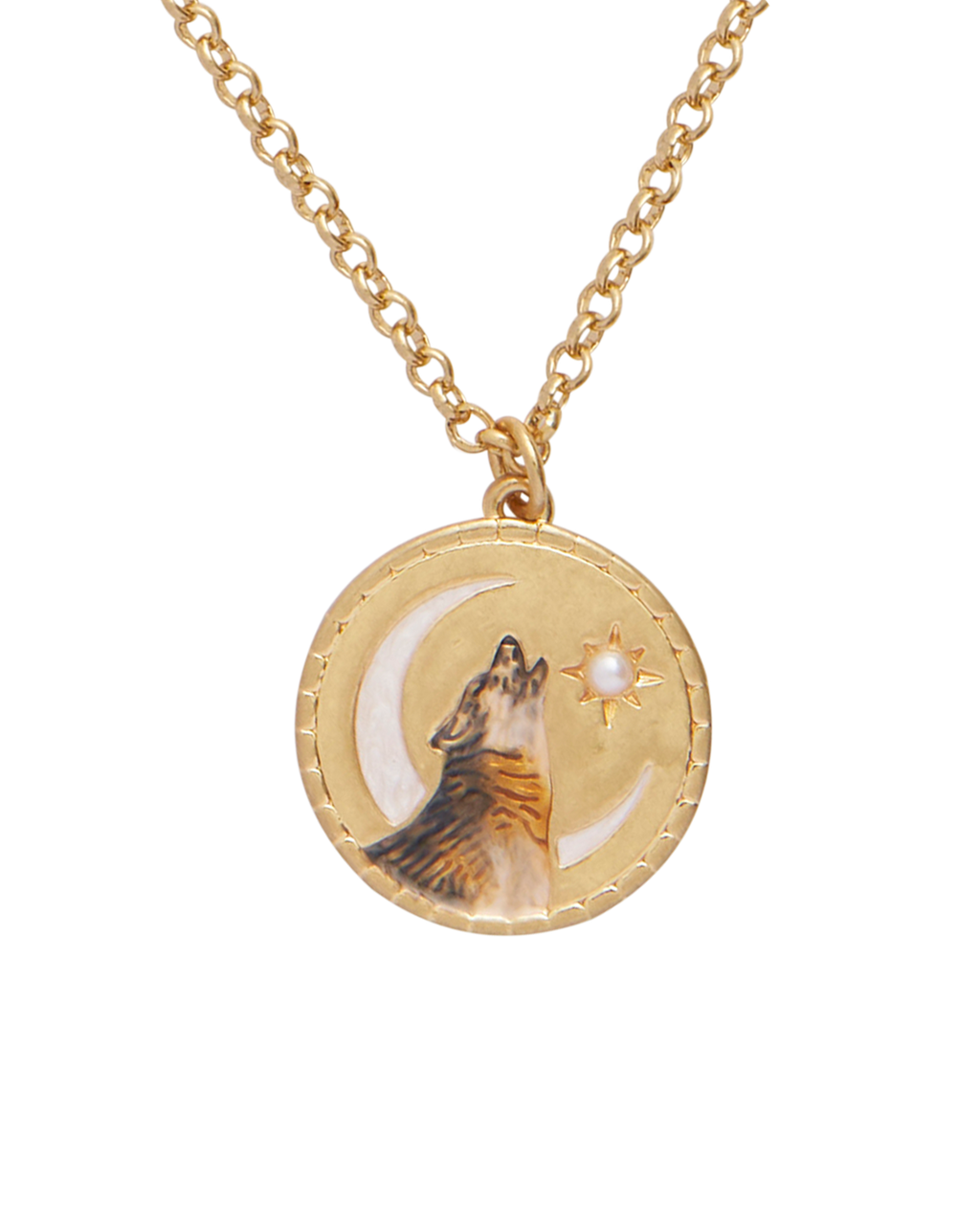 Wolf Spirit Guide Pendant Necklace