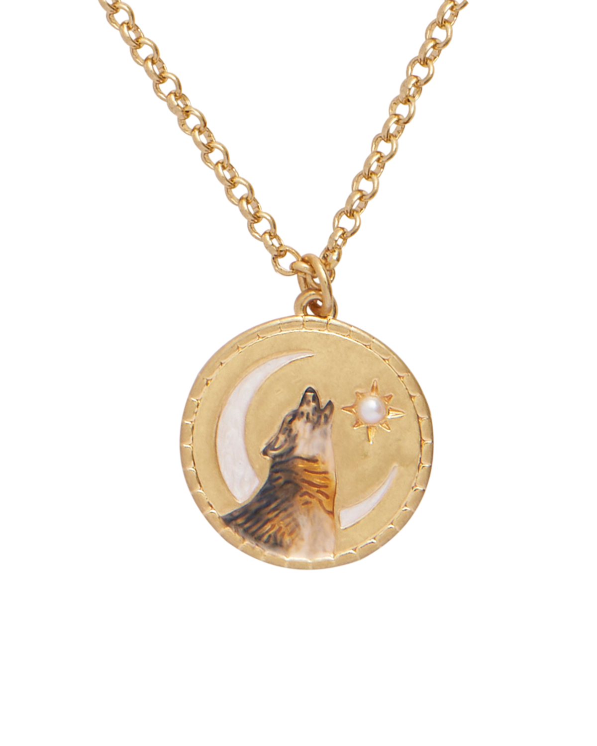 Wolf Spirit Guide Pendant Necklace