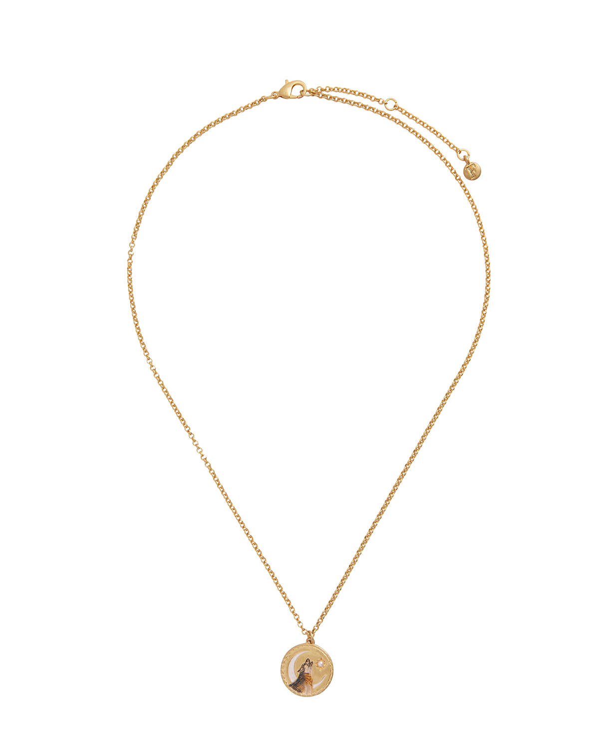 Wolf Spirit Guide Pendant Necklace