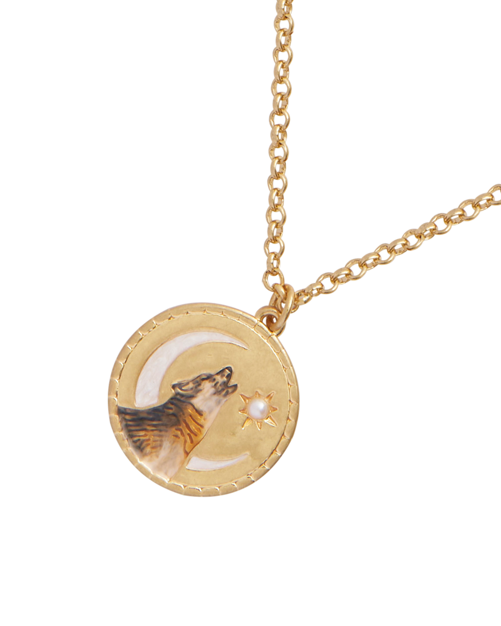 Wolf Spirit Guide Pendant Necklace