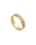 Gold Folksy Floral Ring