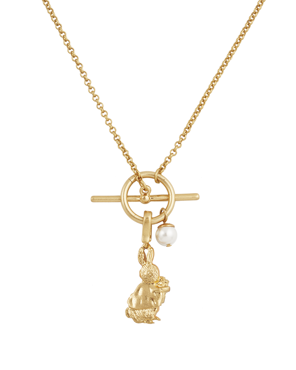 Entreel x Peter Rabbit Cotton-tail Book Charm Toggle Necklace