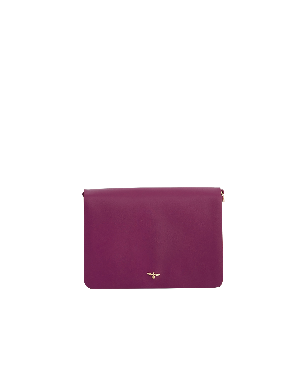 Floral Engravings Plum Crossbody Handbag
