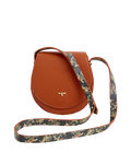 Woodland Toile Saddle Bag - Tan