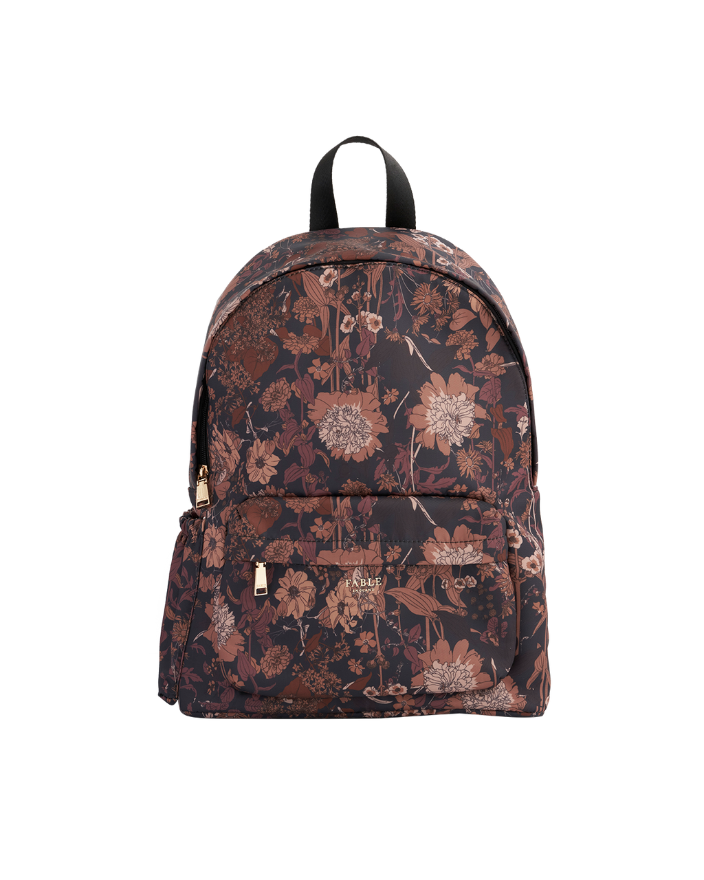 Deco Blooms Large Black Backpack