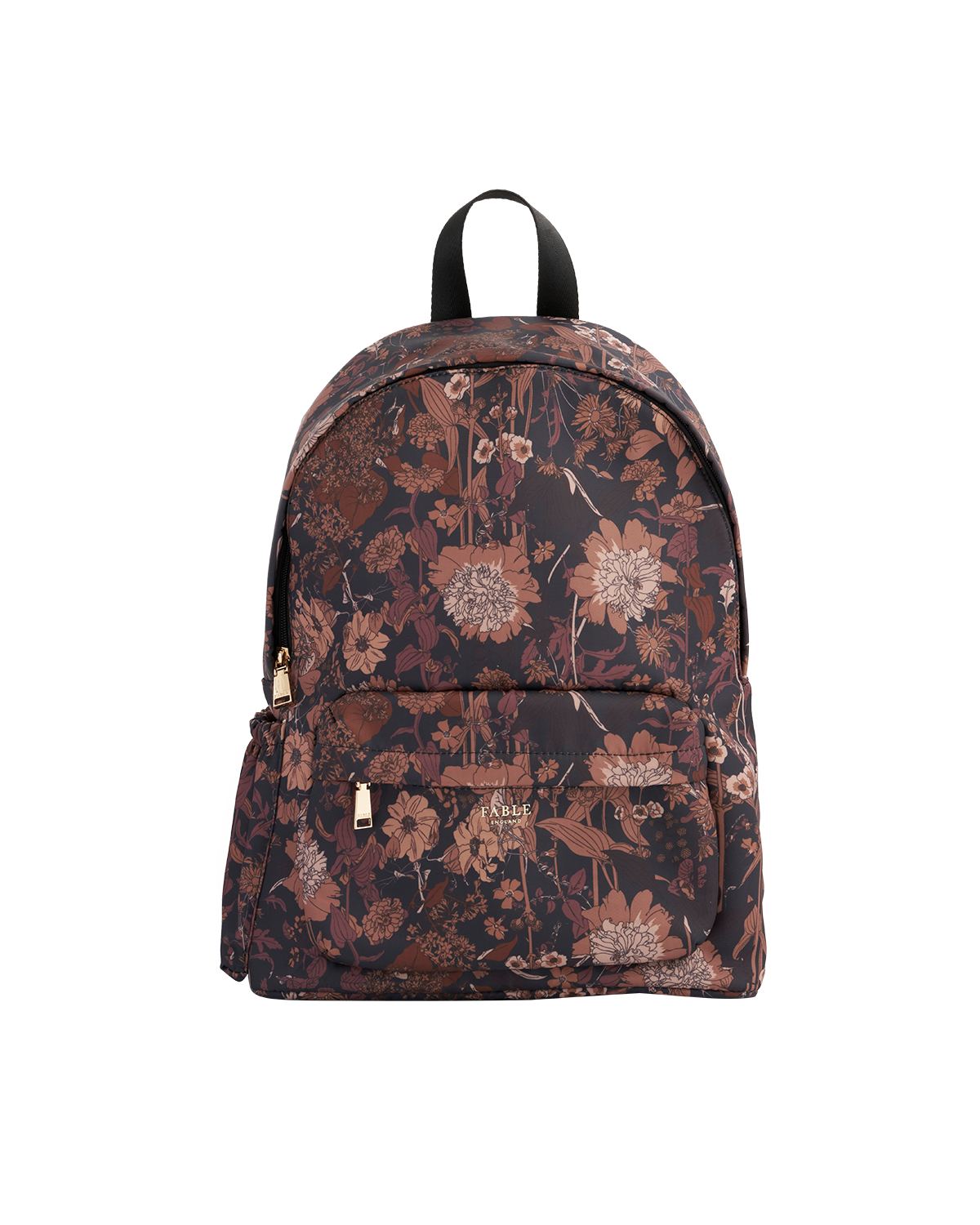 Deco Blooms Large Black Backpack