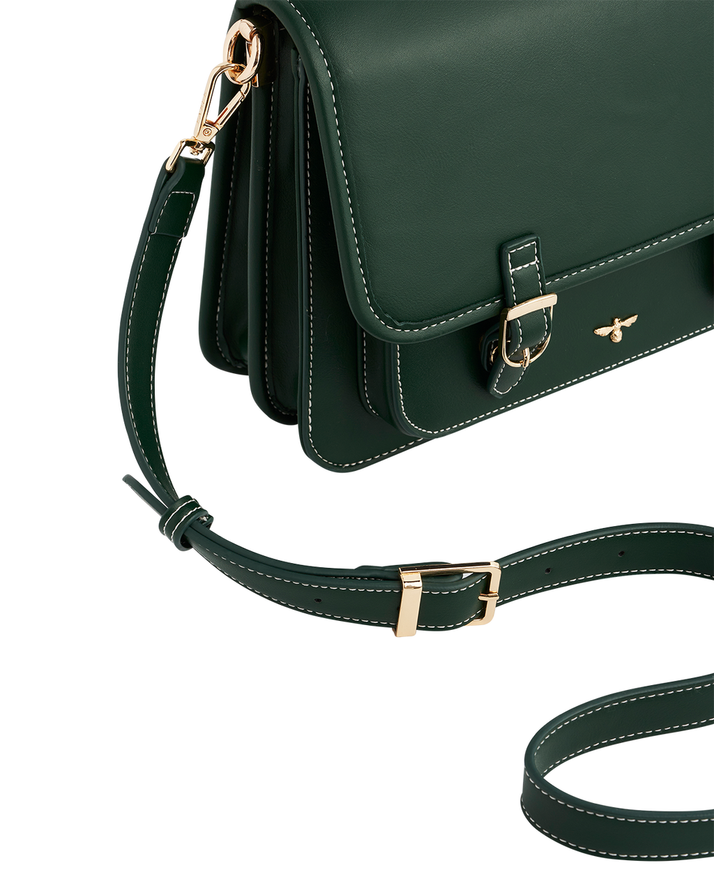 Into the Woods Green Satchel