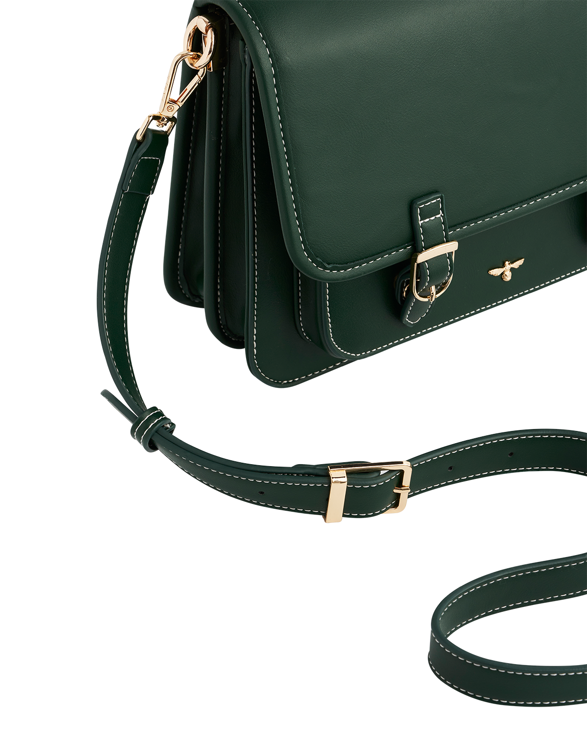 Into the Woods Green Satchel