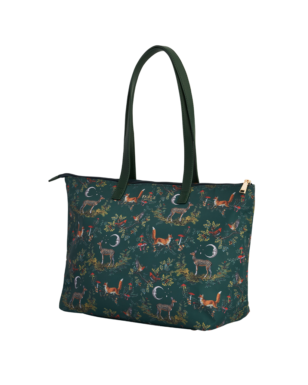 Green Into the Woods Grab Tote