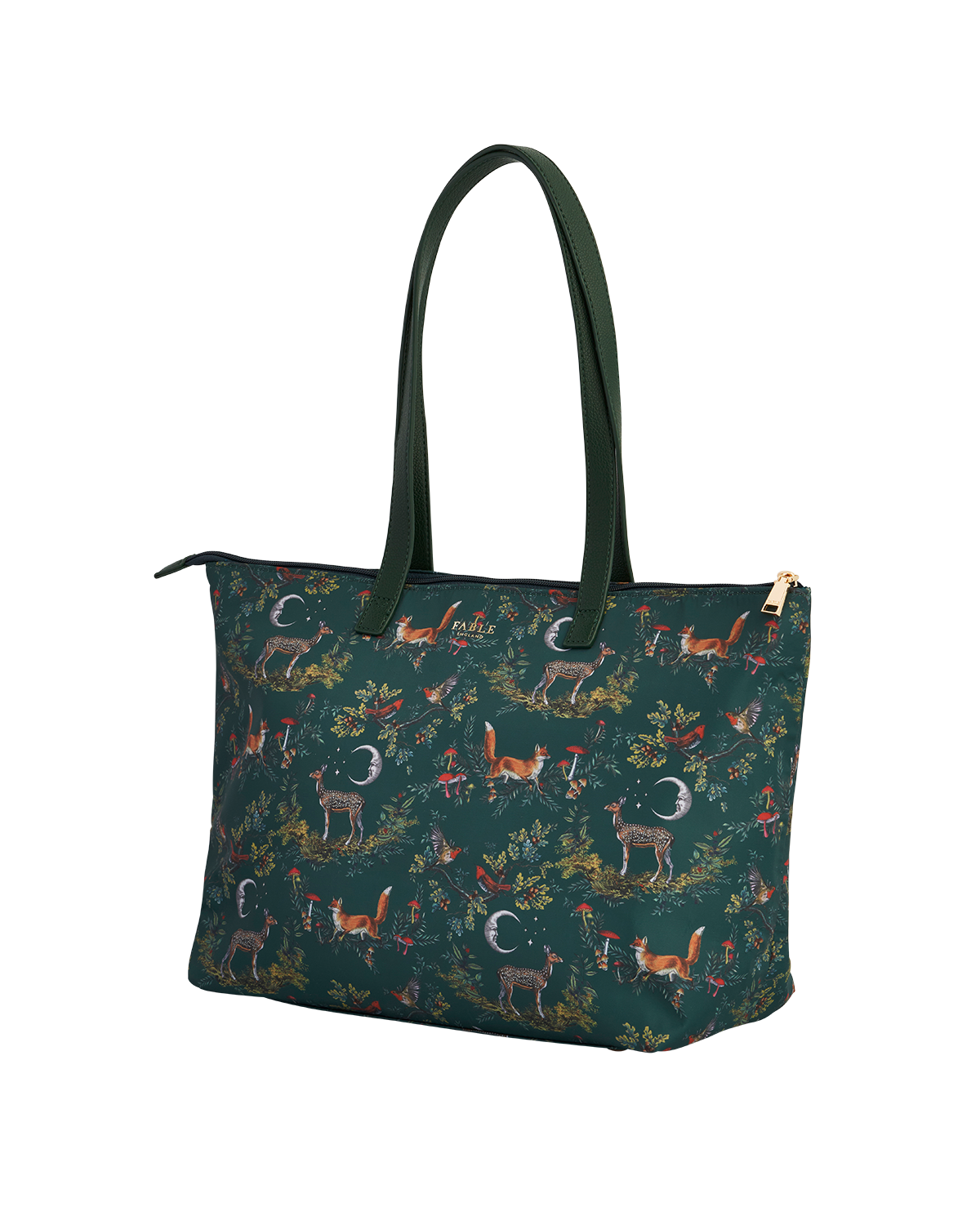 Green Into the Woods Grab Tote