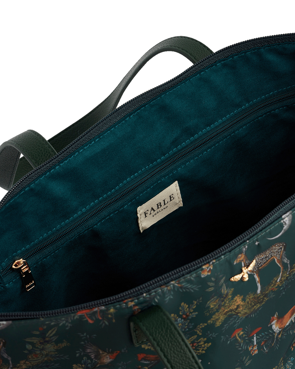 Green Into the Woods Grab Tote