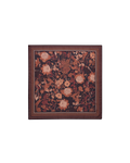 Black Deco Blooms  Square Scarf