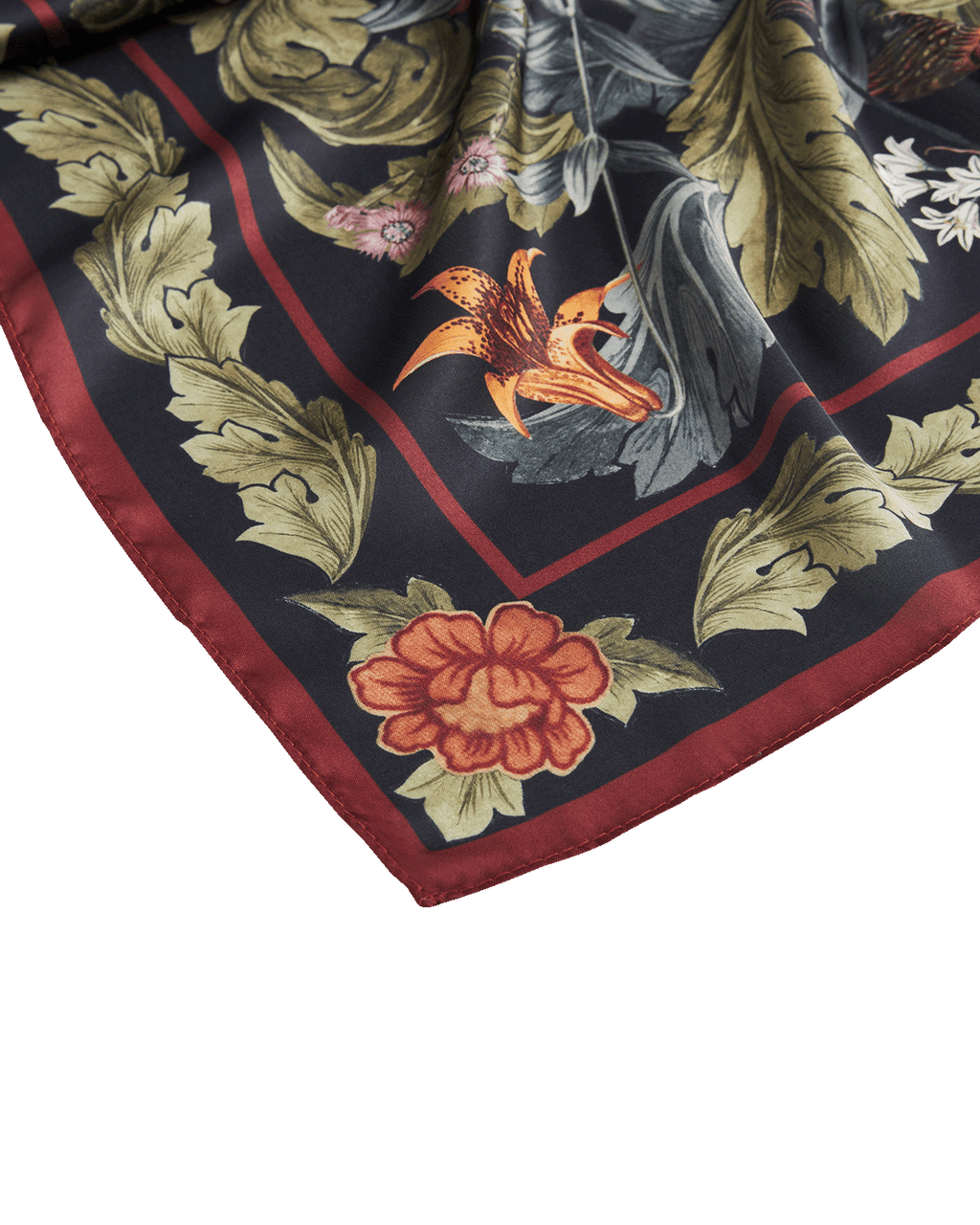 Green Woodland Solstice Square Scarf