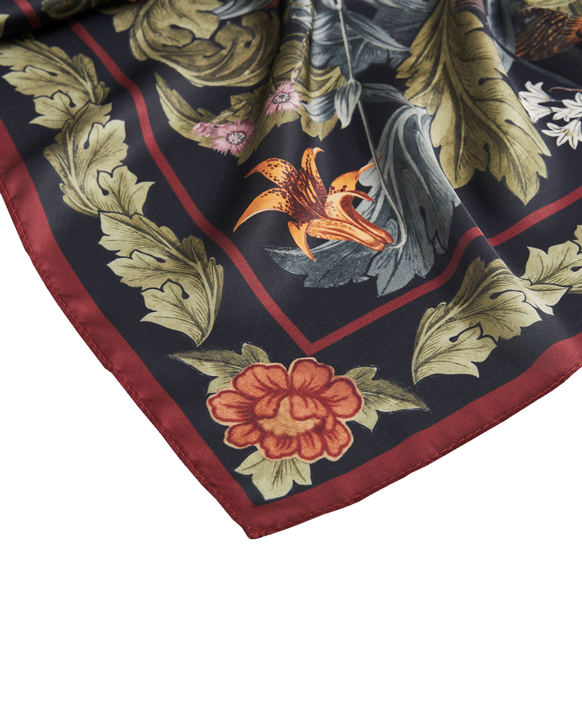 Green Woodland Solstice Square Scarf