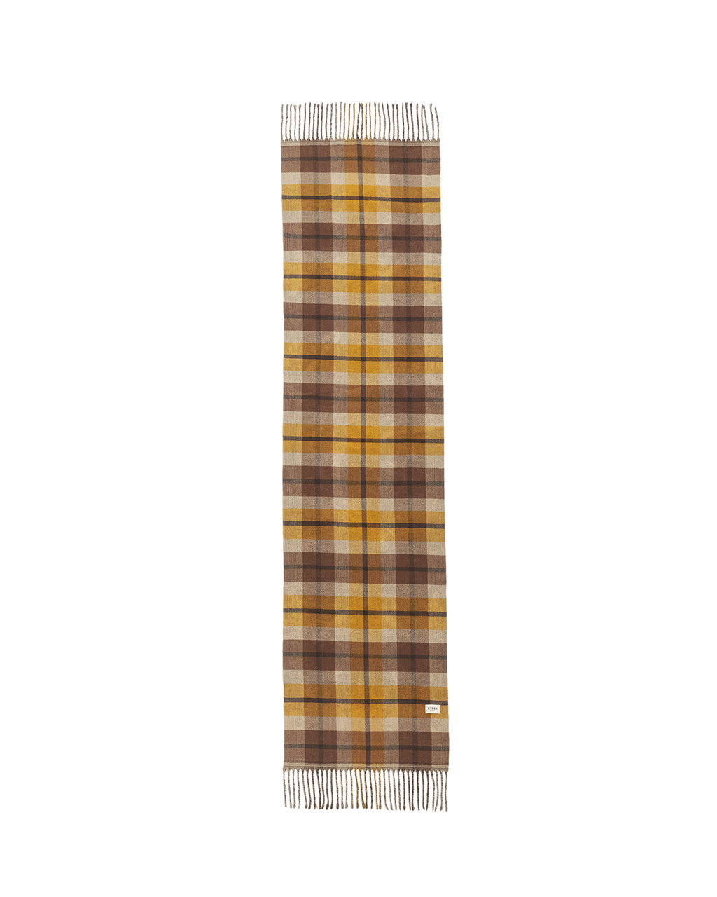Taupe Woodland Tales Jacquard Scarf