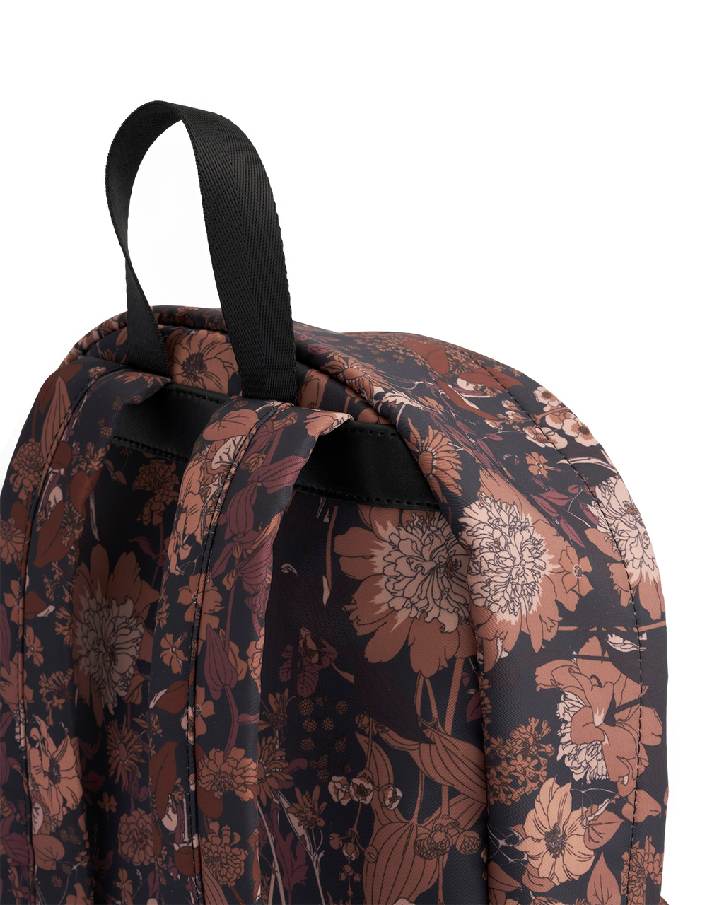 Deco Blooms Large Black Backpack