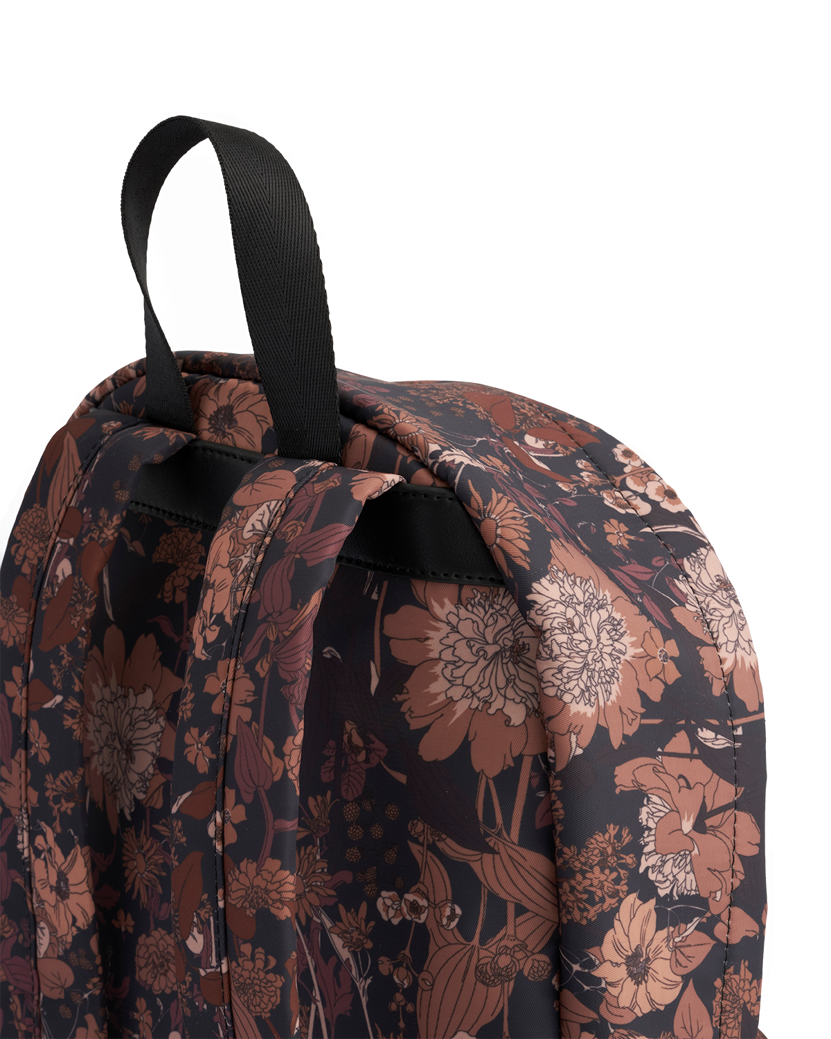 Deco Blooms Large Black Backpack