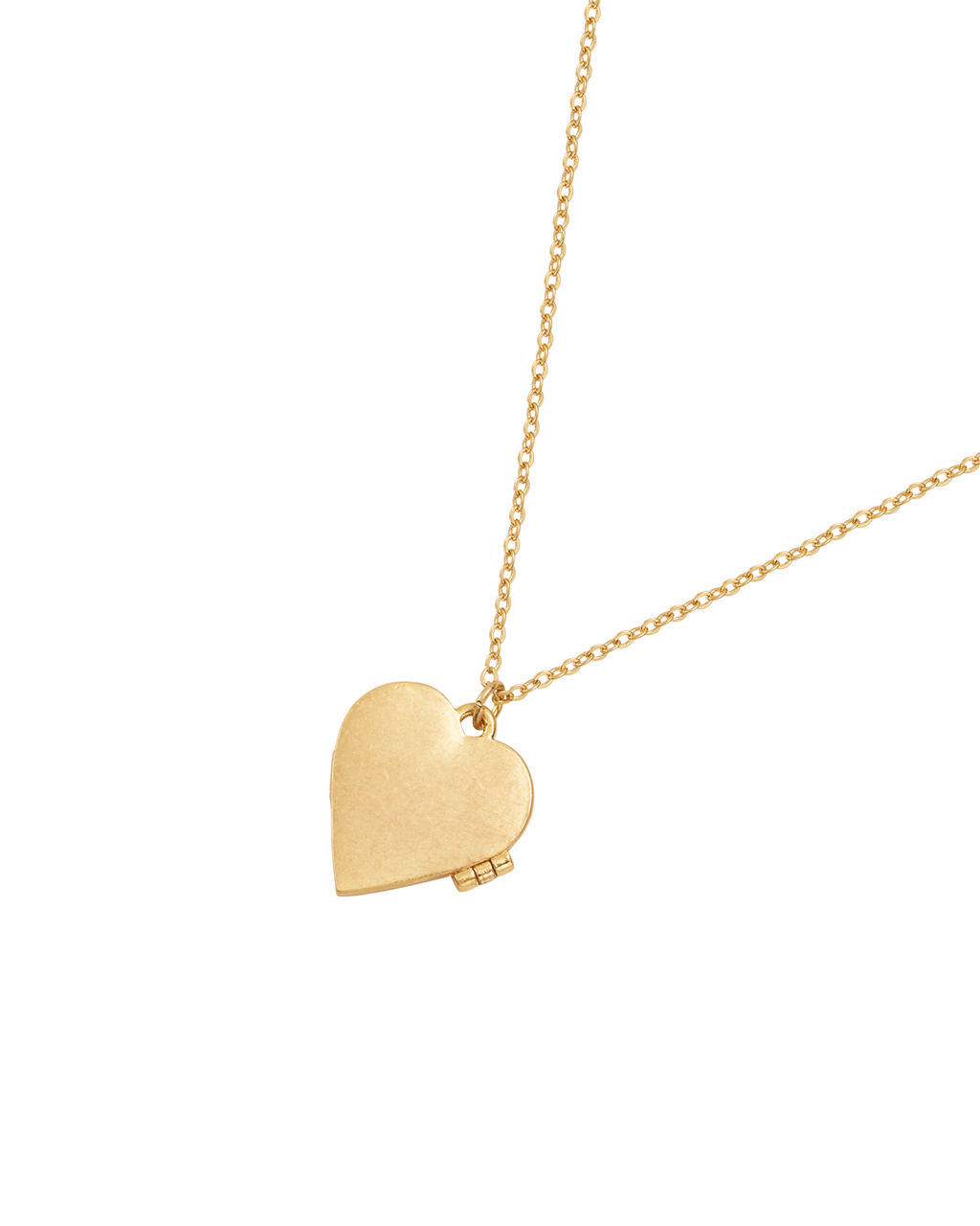 Swallow Heart Locket Chain Necklace