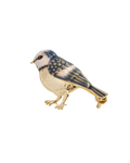 Enamel Blue Tit Brooch