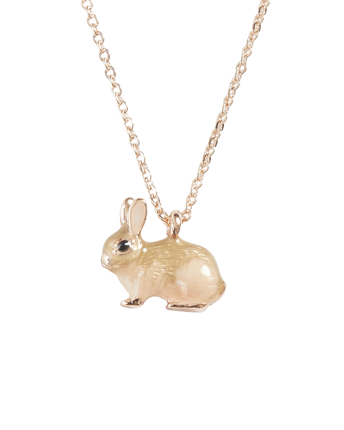 Enamel Rabbit Short Necklace