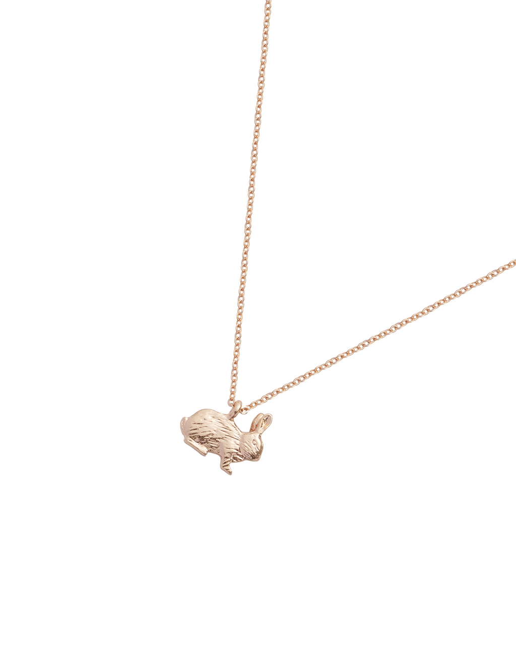 Enamel Rabbit Short Necklace