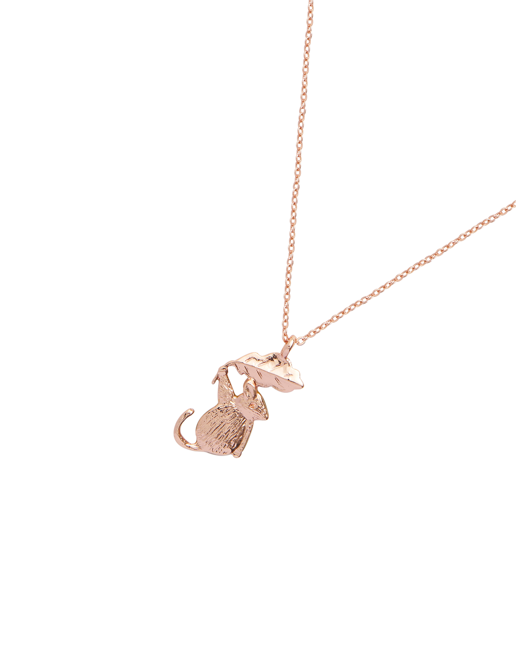 Enamel Dormouse Short Necklace