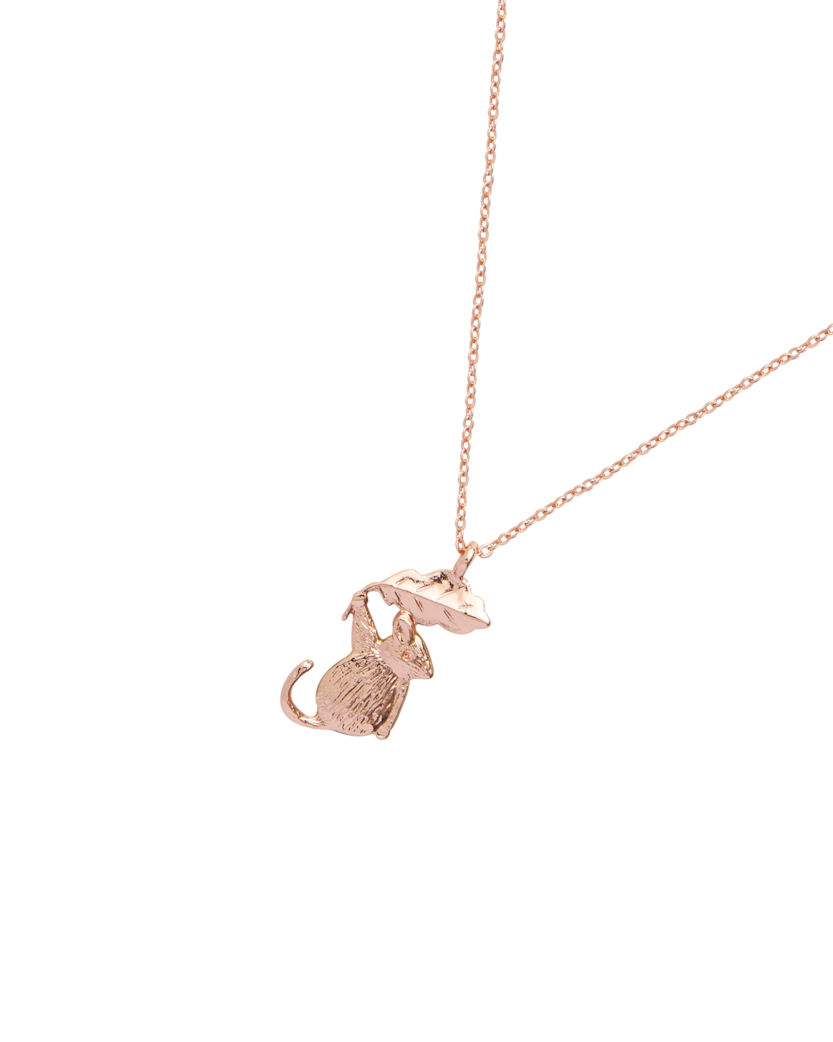 Enamel Dormouse Short Necklace