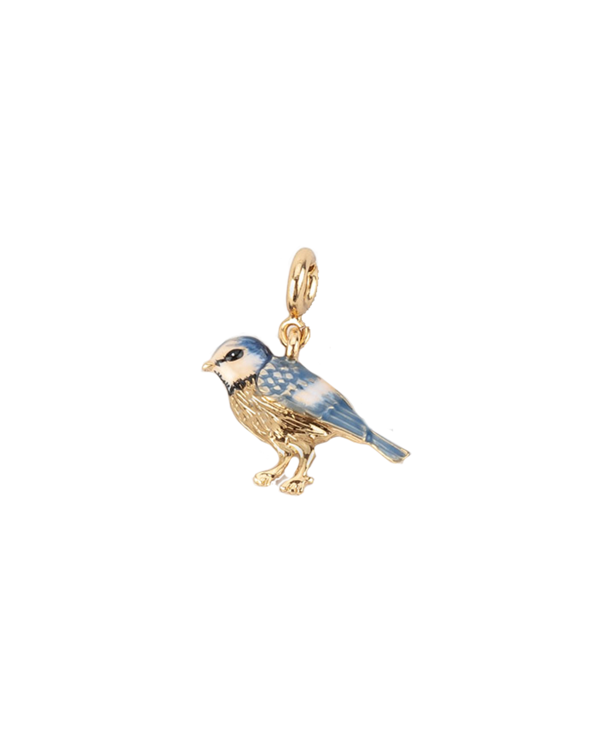 Enamel Blue Tit Charm