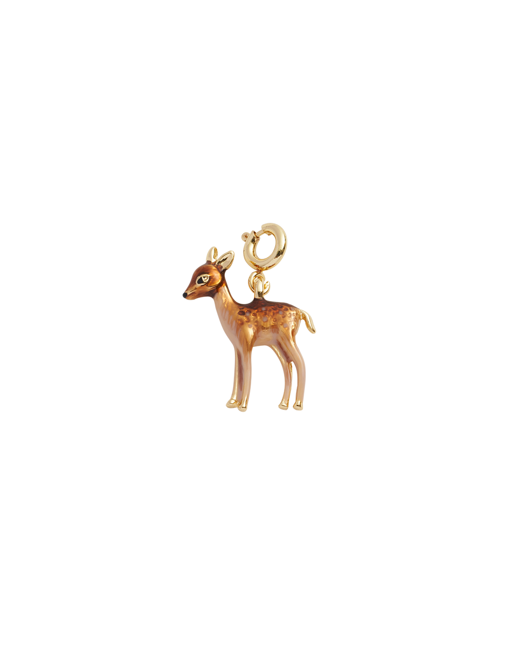 Enamel Fawn Charm