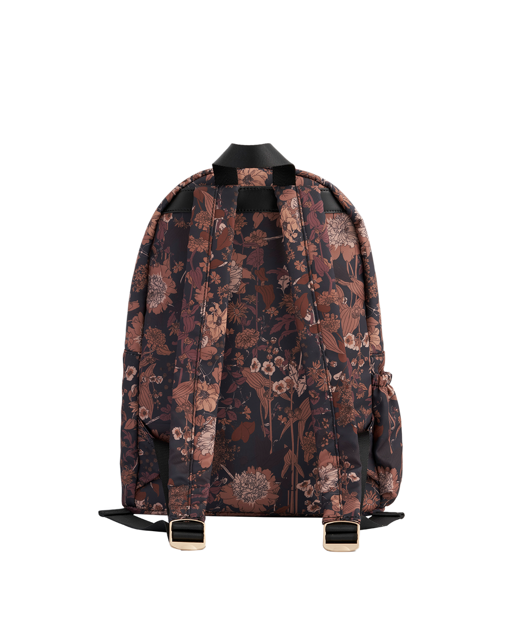 Deco Blooms Large Black Backpack