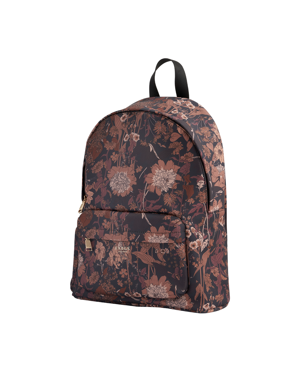 Deco Blooms Large Black Backpack