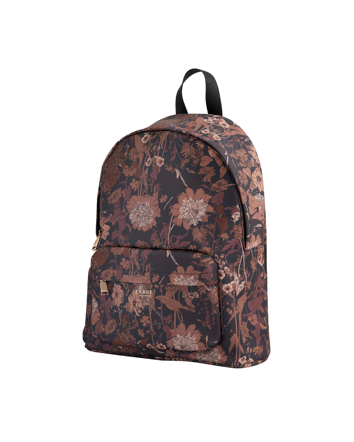 Deco Blooms Large Black Backpack