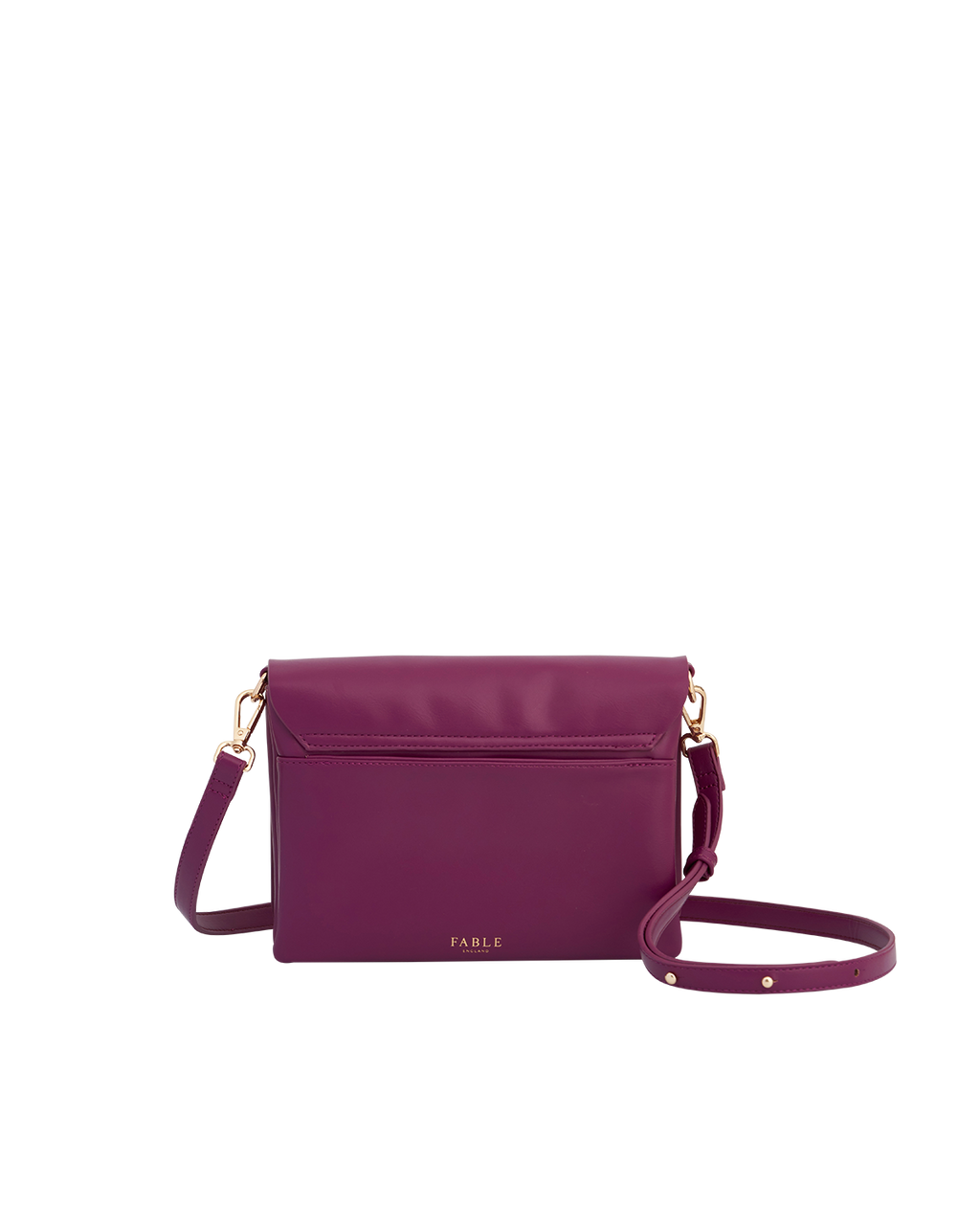 Floral Engravings Plum Crossbody Handbag