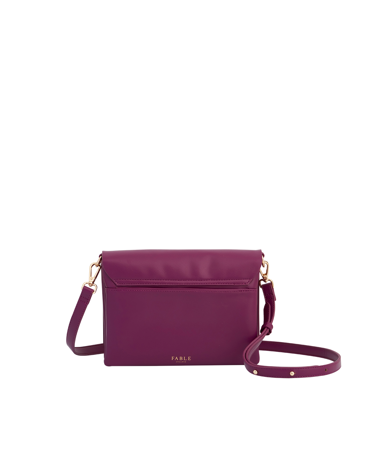 Floral Engravings Plum Crossbody Handbag