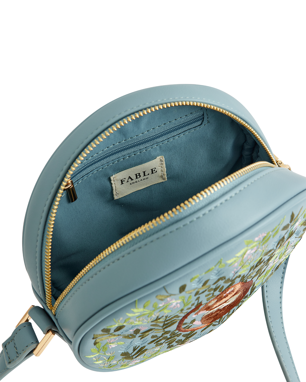 Chloe Circle Bag Embroidered Dormouse Blue
