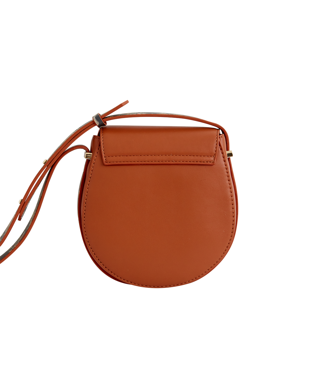 Woodland Toile Saddle Bag - Tan
