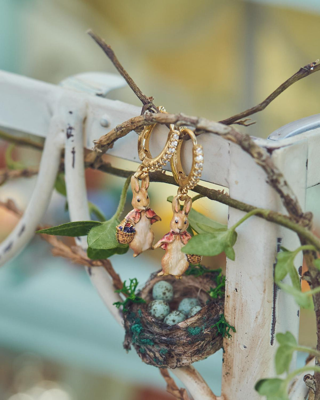 Entreel x Peter Rabbit Cotton-tail Earrings